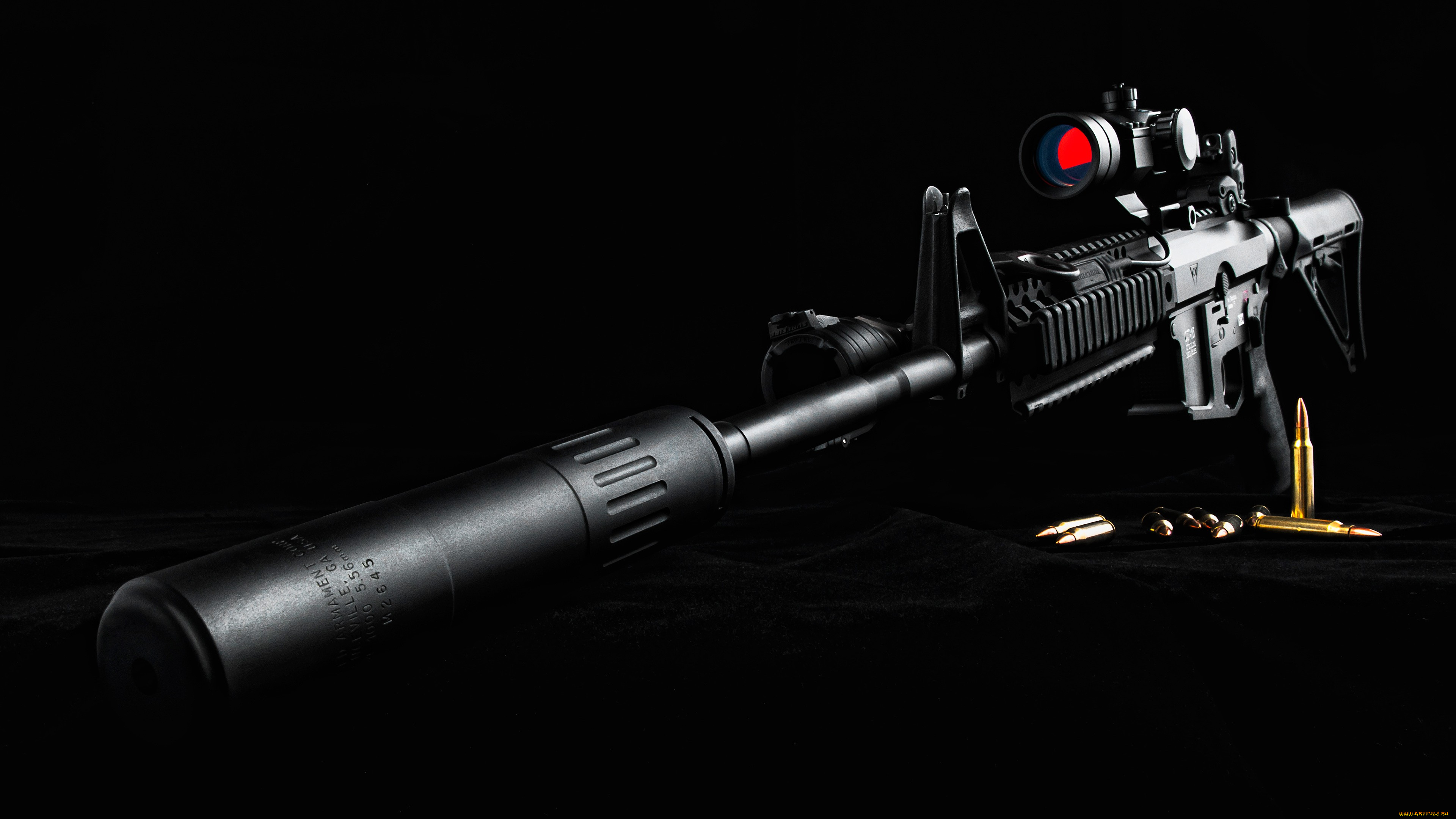 оружие, снайперская, винтовка, ar-15
