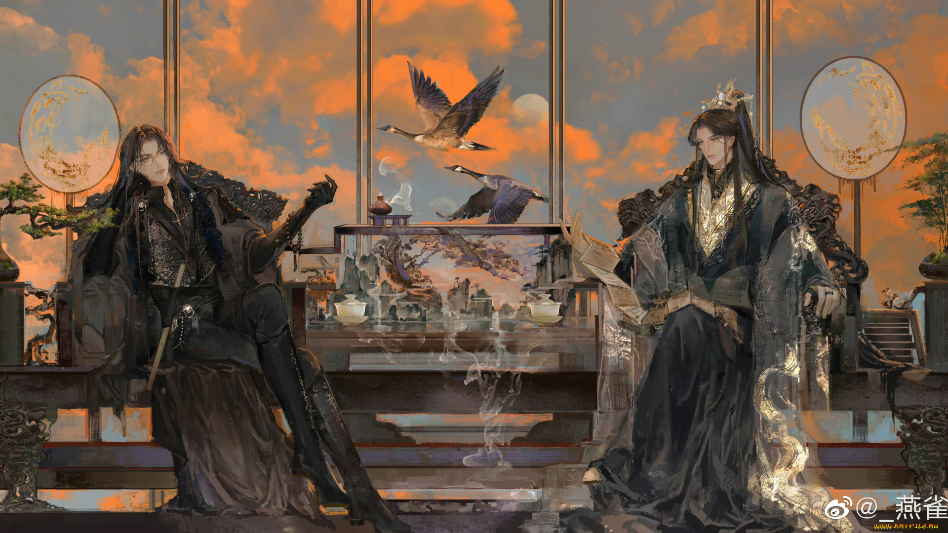 аниме, sha, po, lang, китай, мужчины