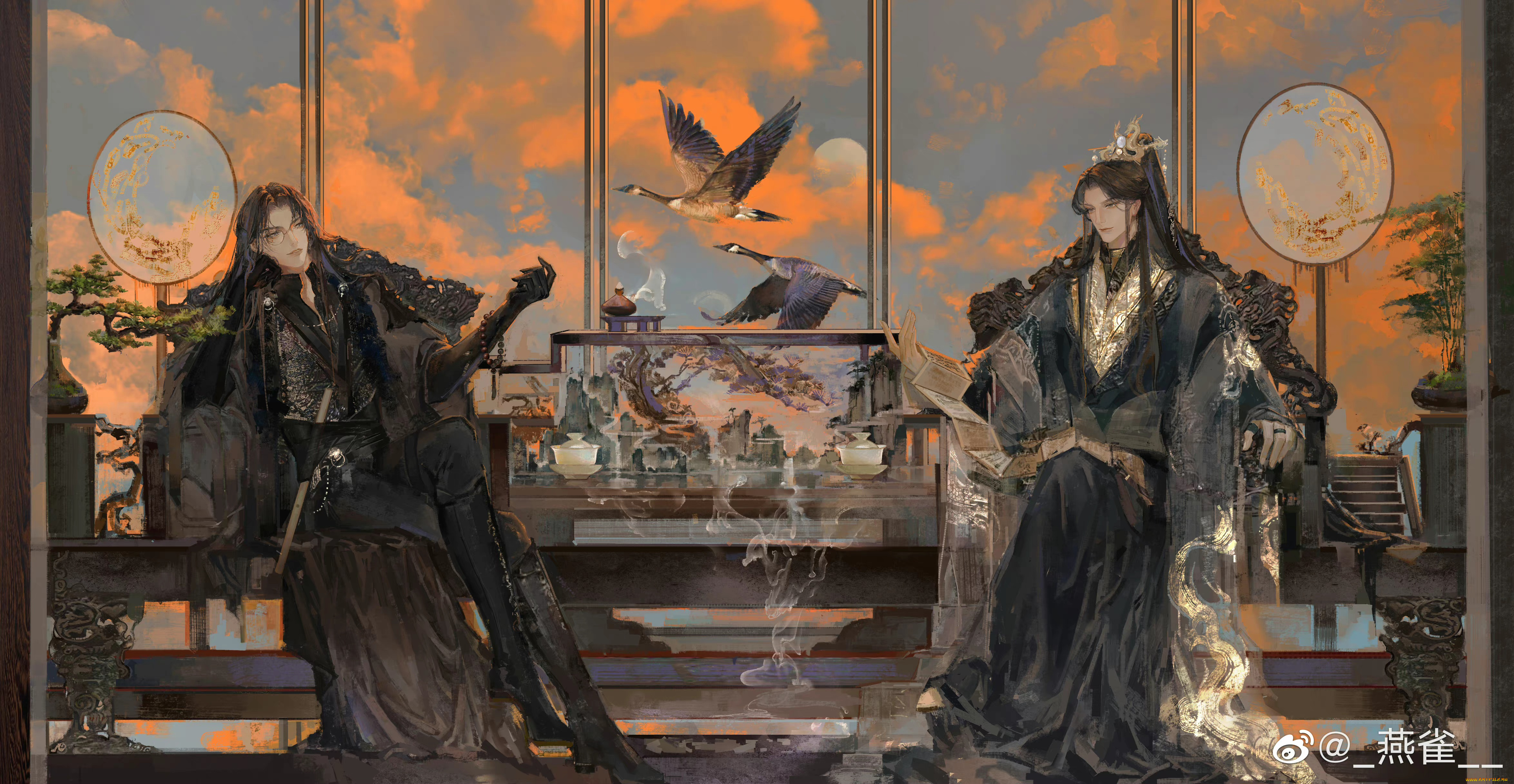 аниме, sha, po, lang, китай, мужчины