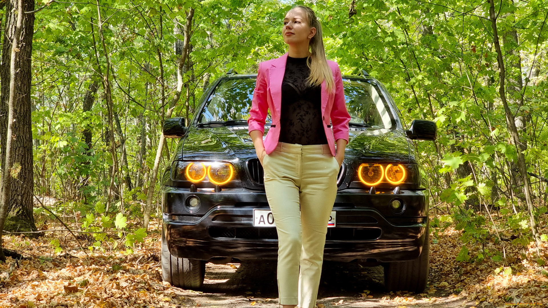 автомобили, -авто, с, девушками, красивая, девушка