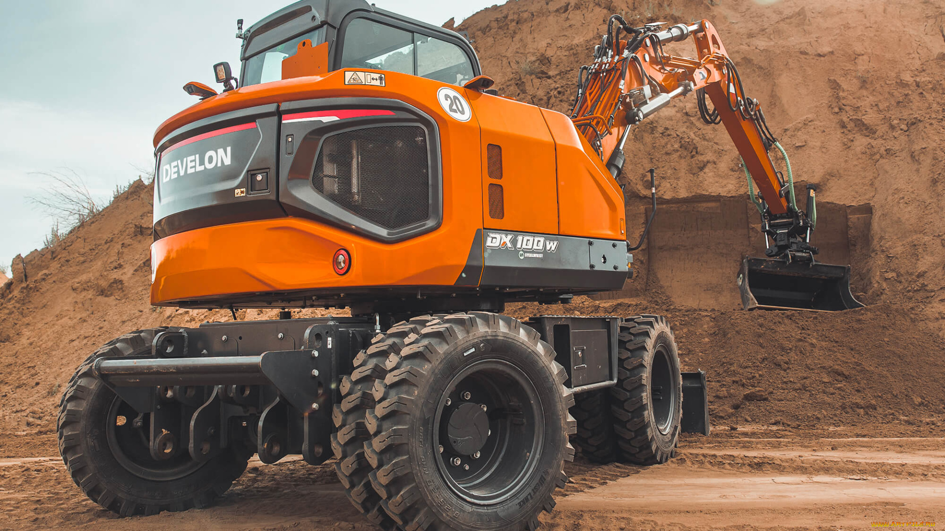 техника, экскаваторы, develon