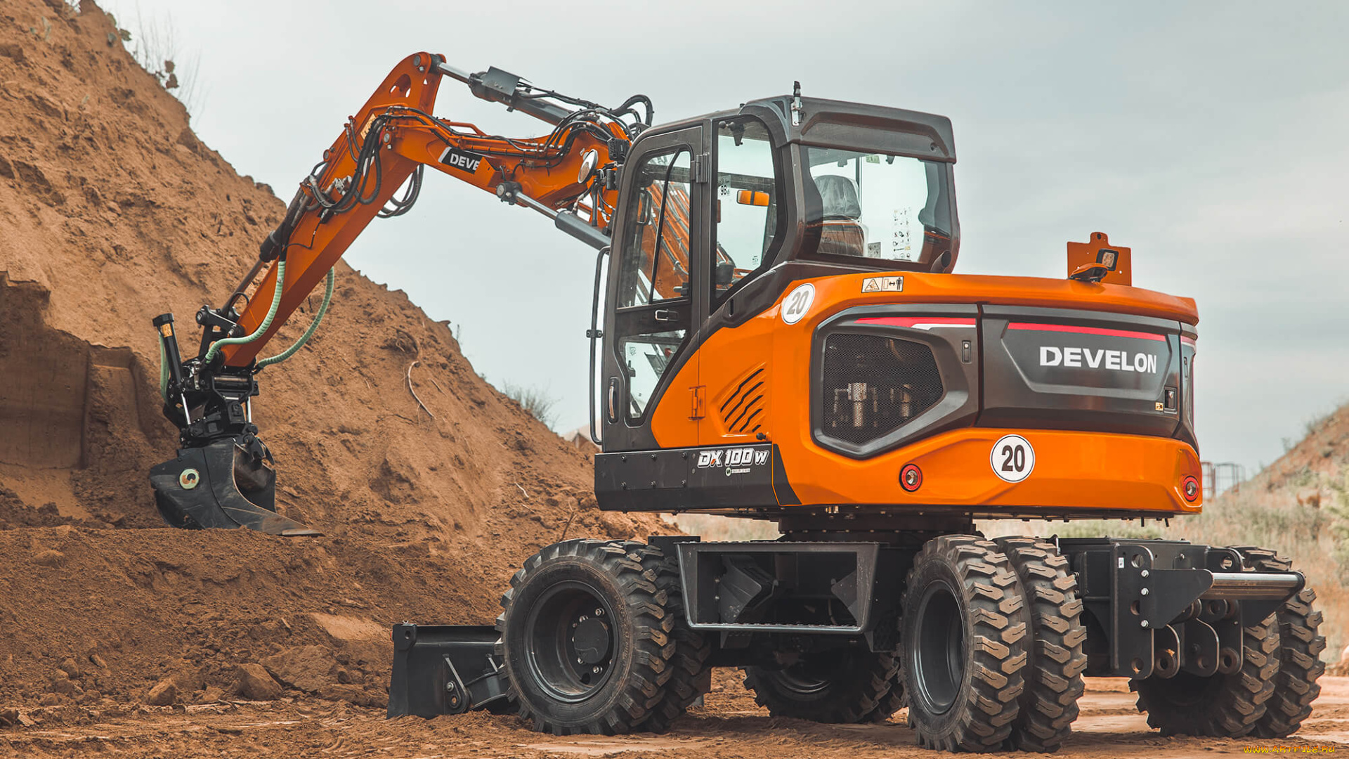 техника, экскаваторы, develon
