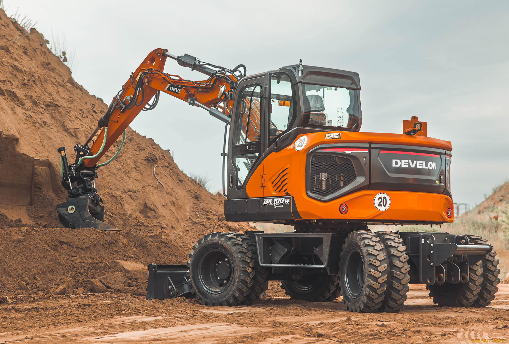 техника, экскаваторы, develon
