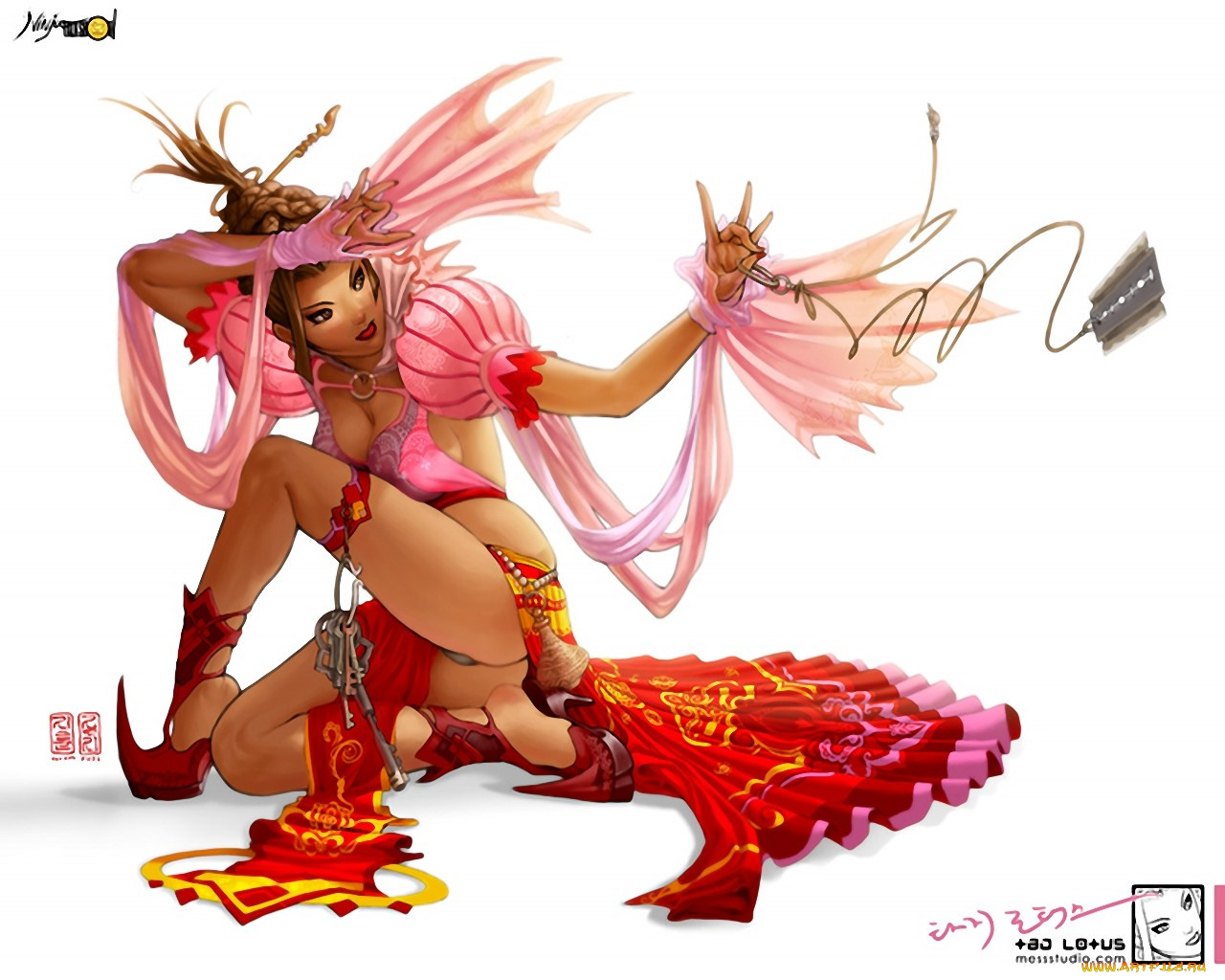 аниме, weapon, blood, technology