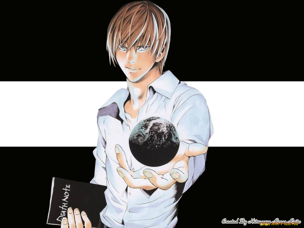 аниме, death, note