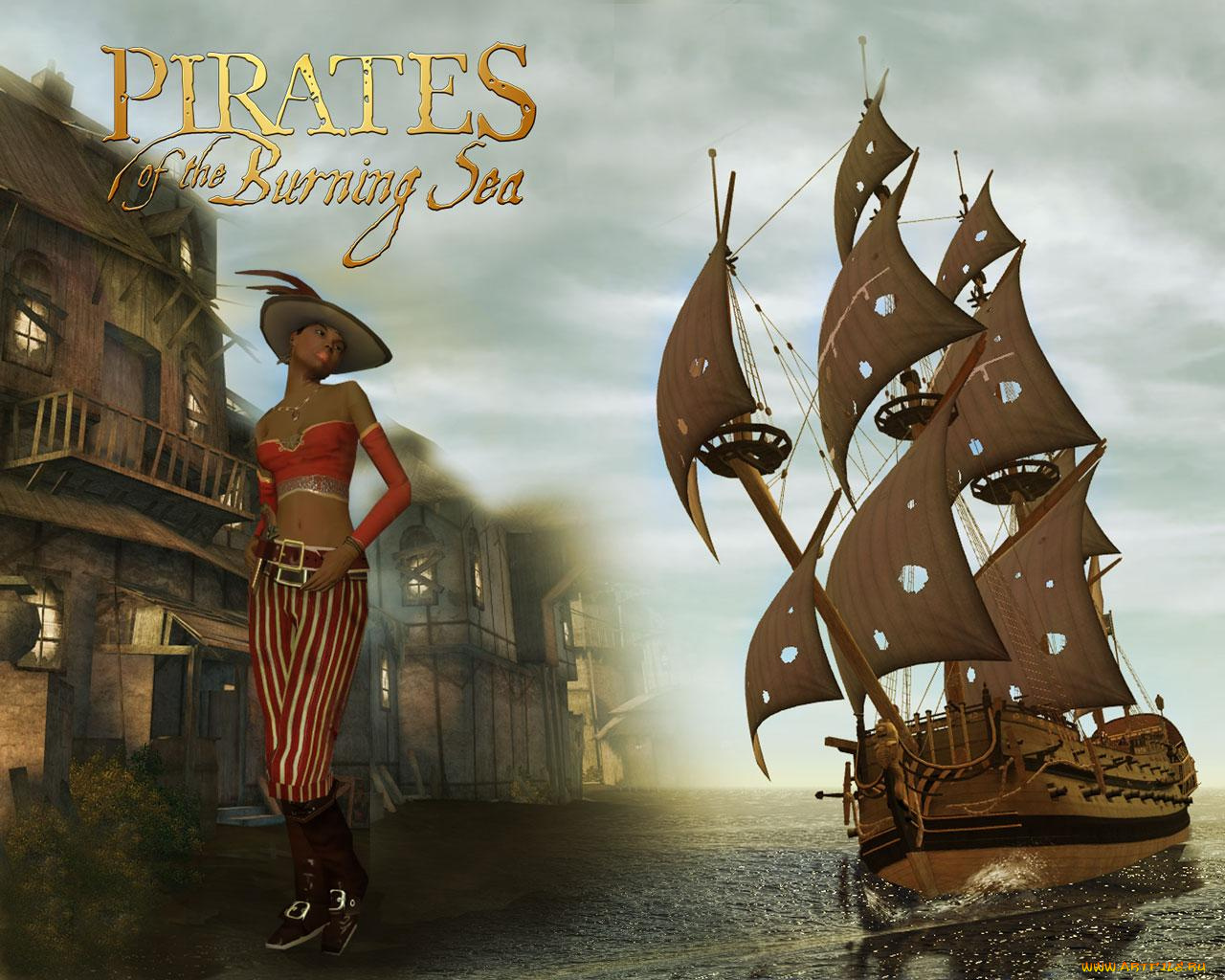 pirates, of, the, burning, sea, видео, игры, корсары, онлайн