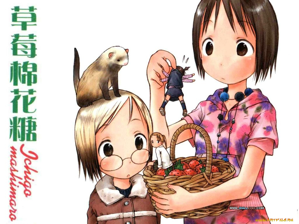 аниме, ichigo, mashimaro