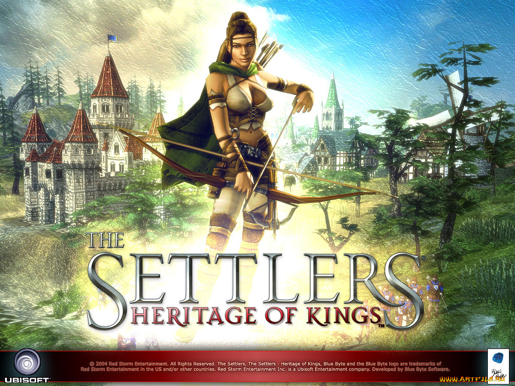 видео, игры, the, settlers, heritage, of, kings