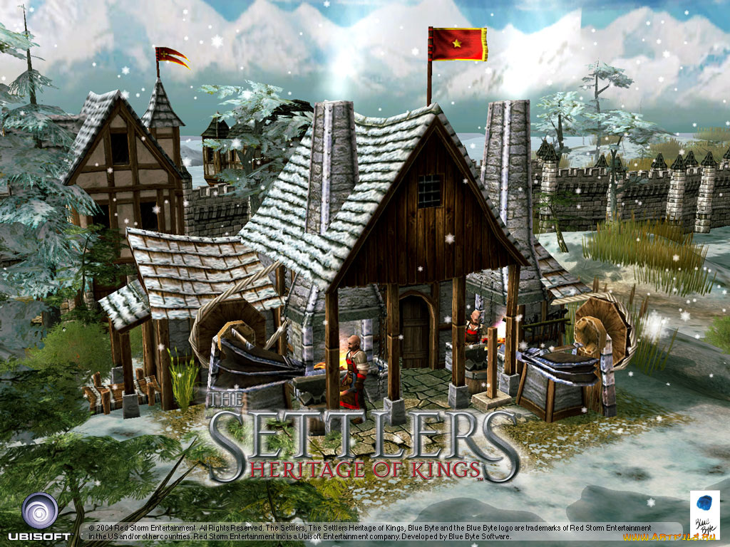 видео, игры, the, settlers, heritage, of, kings