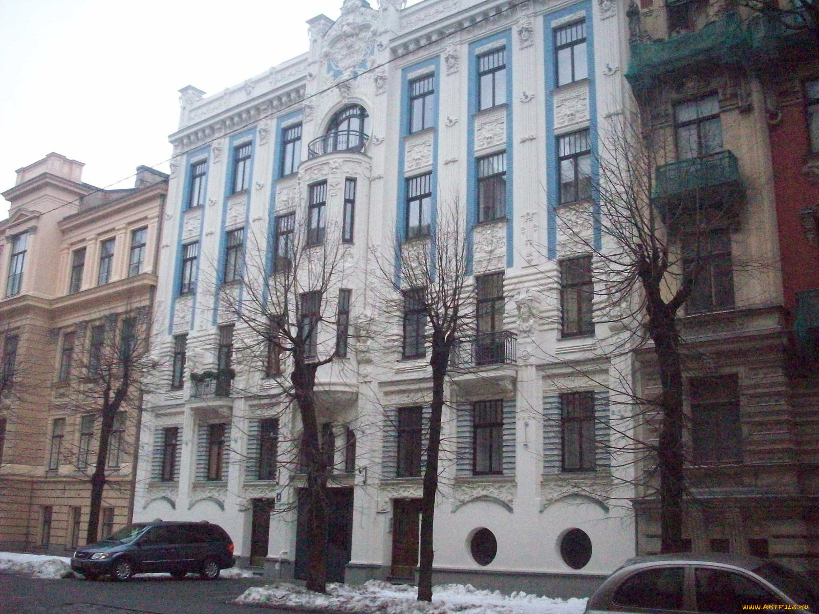 рига, улица, алберта, города, латвия