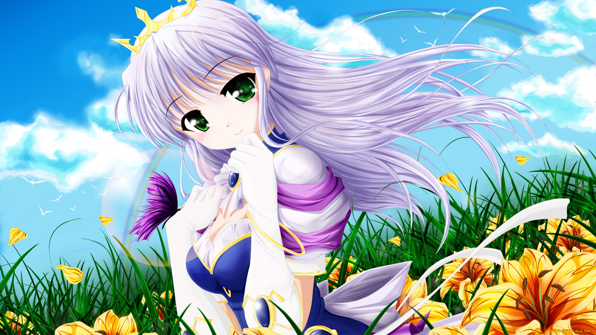 аниме, yoake, mae, yori, ruri, iro, na