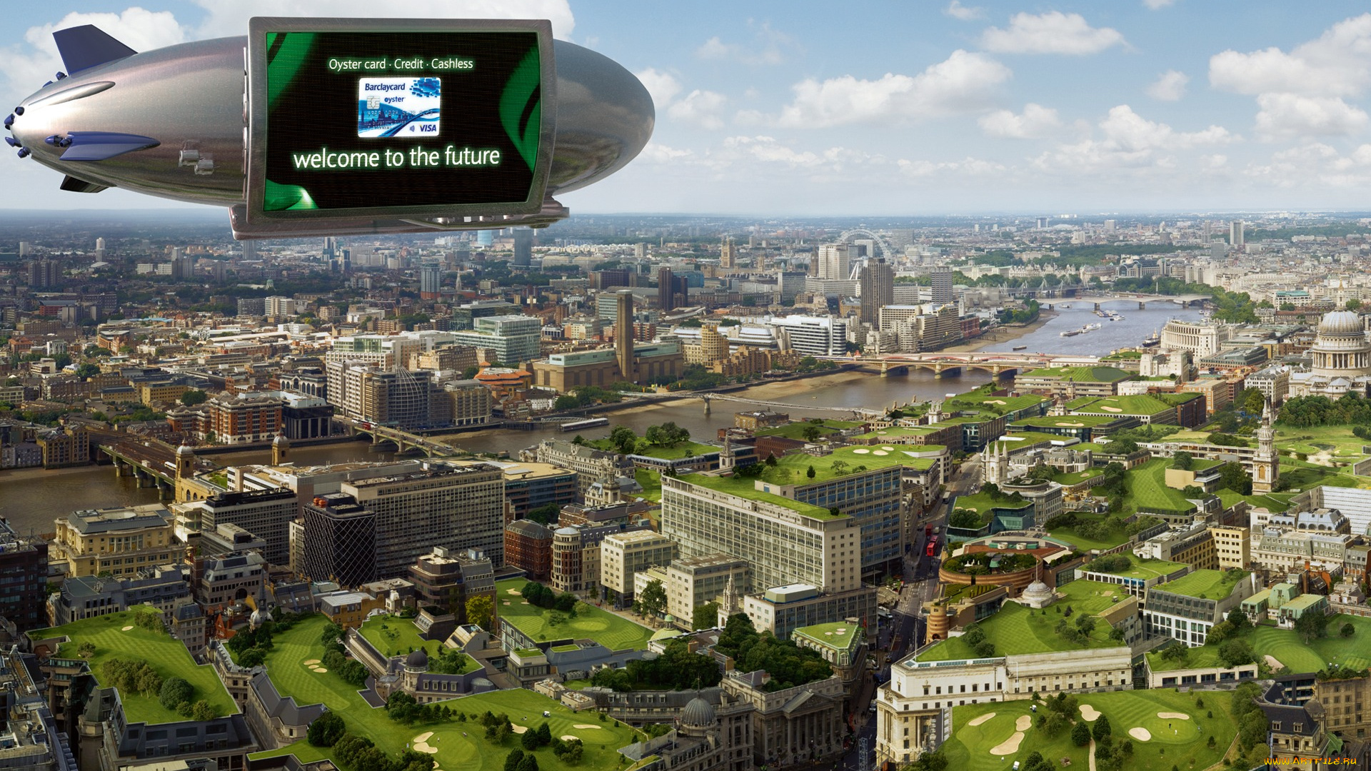 london, in, the, future, города, лондон, великобритания