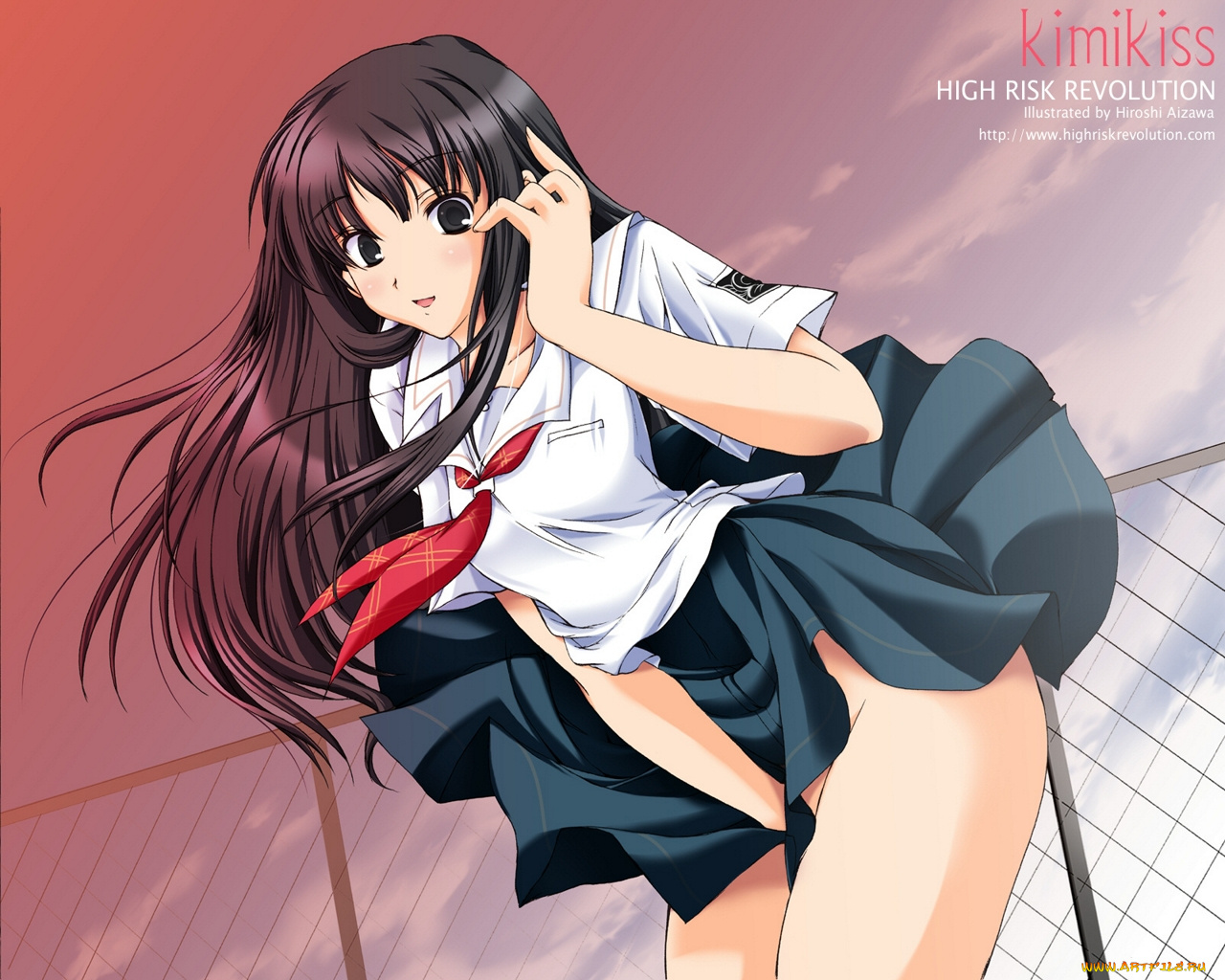 аниме, kimikiss, pure, rouge