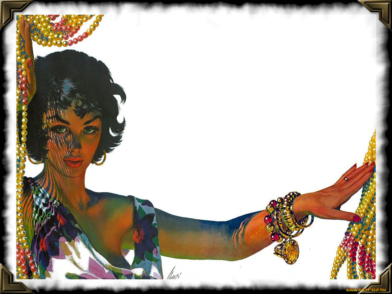 рисованные, люди