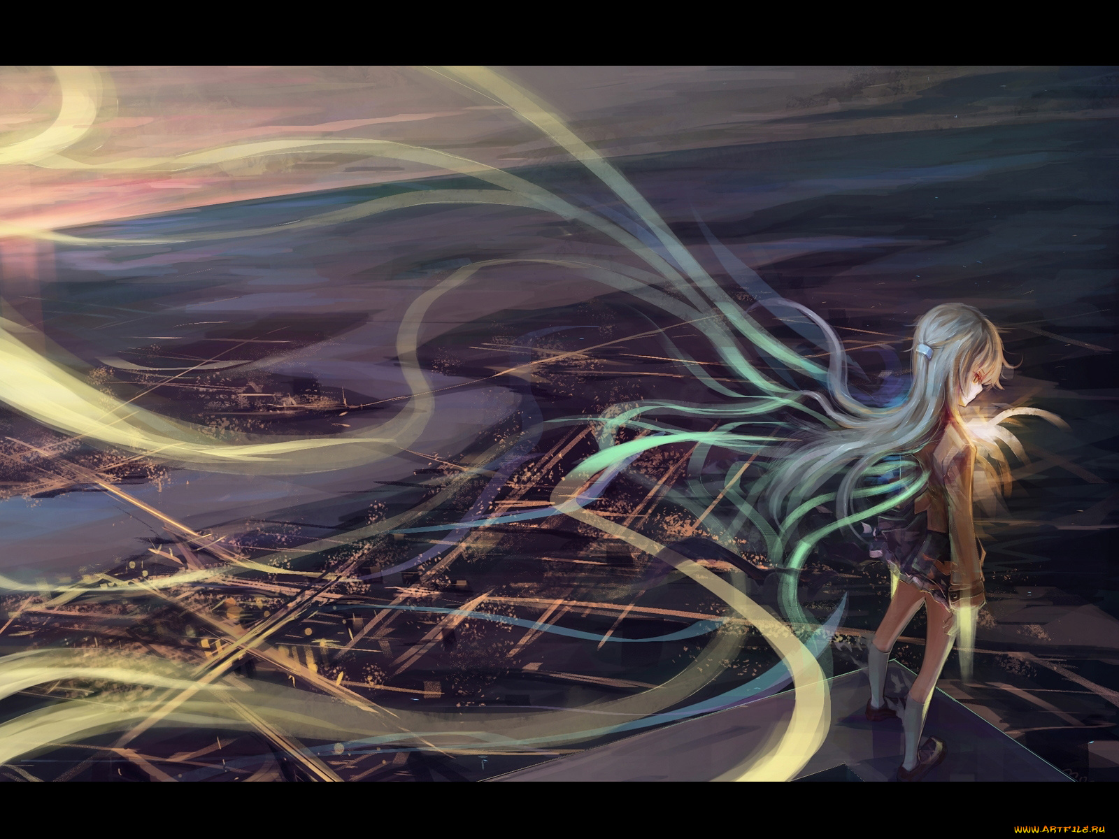 аниме, angel, beats