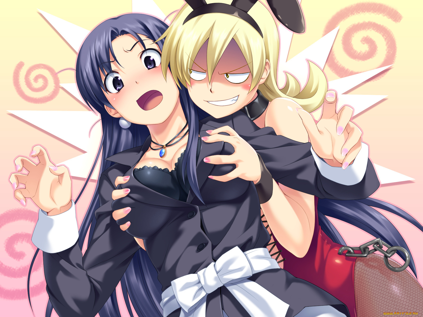 аниме, tropical, kiss