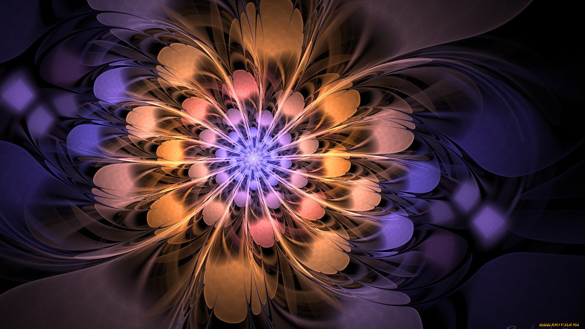 3д, графика, fractal, фракталы