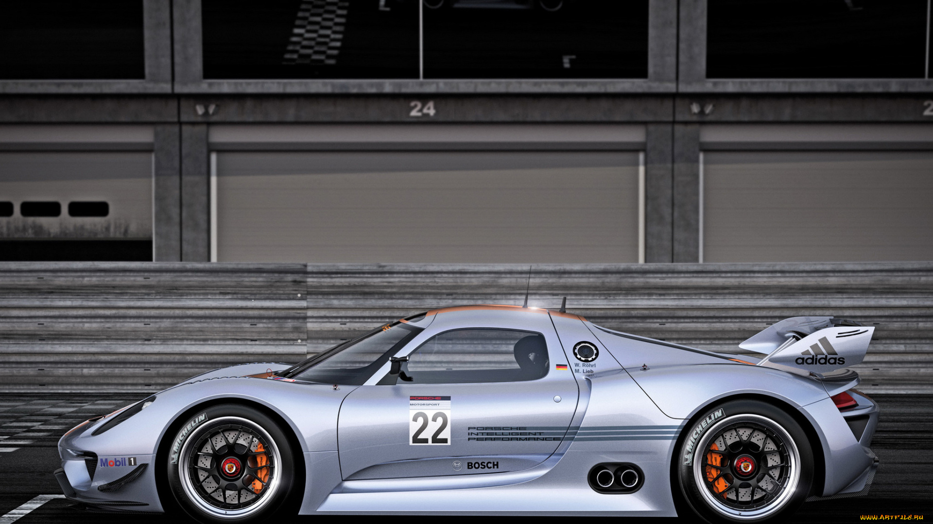 автомобили, porsche, 918, rsr