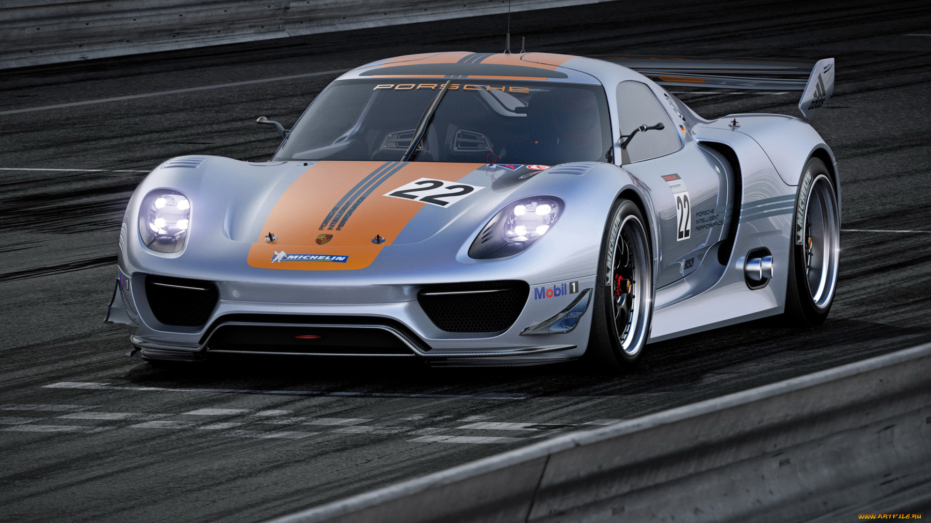 автомобили, porsche, 918, rsr