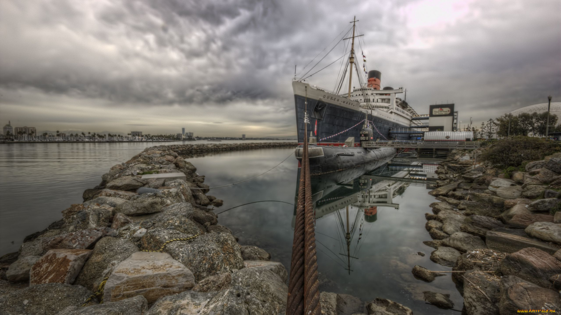 корабли, порты, причалы