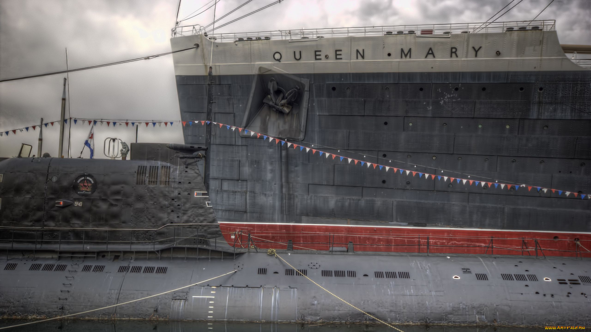 корабли, разные, вместе