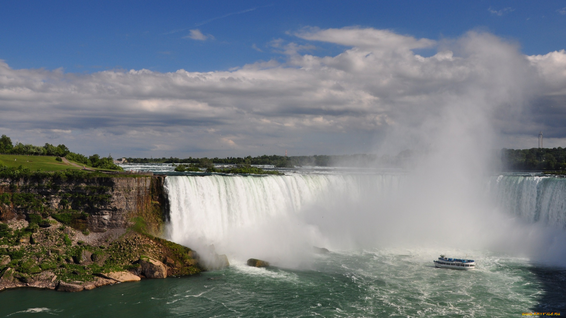 природа, водопады