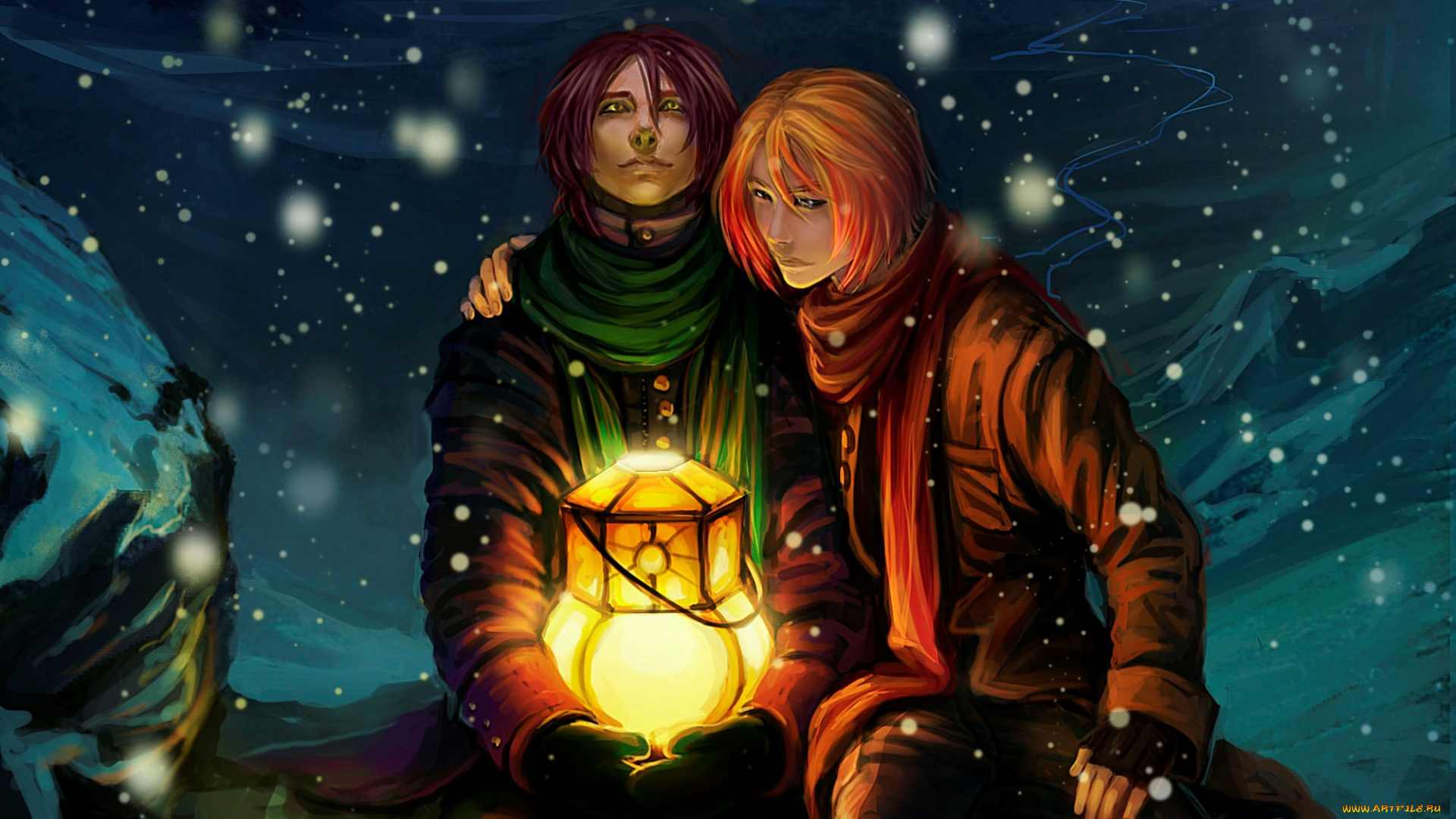 рисованные, люди