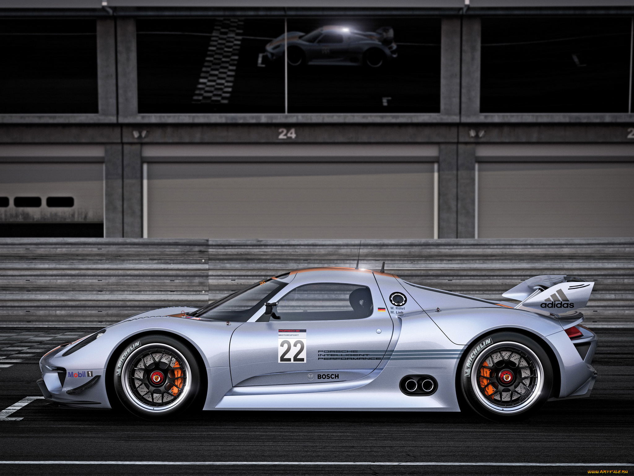 автомобили, porsche, 918, rsr