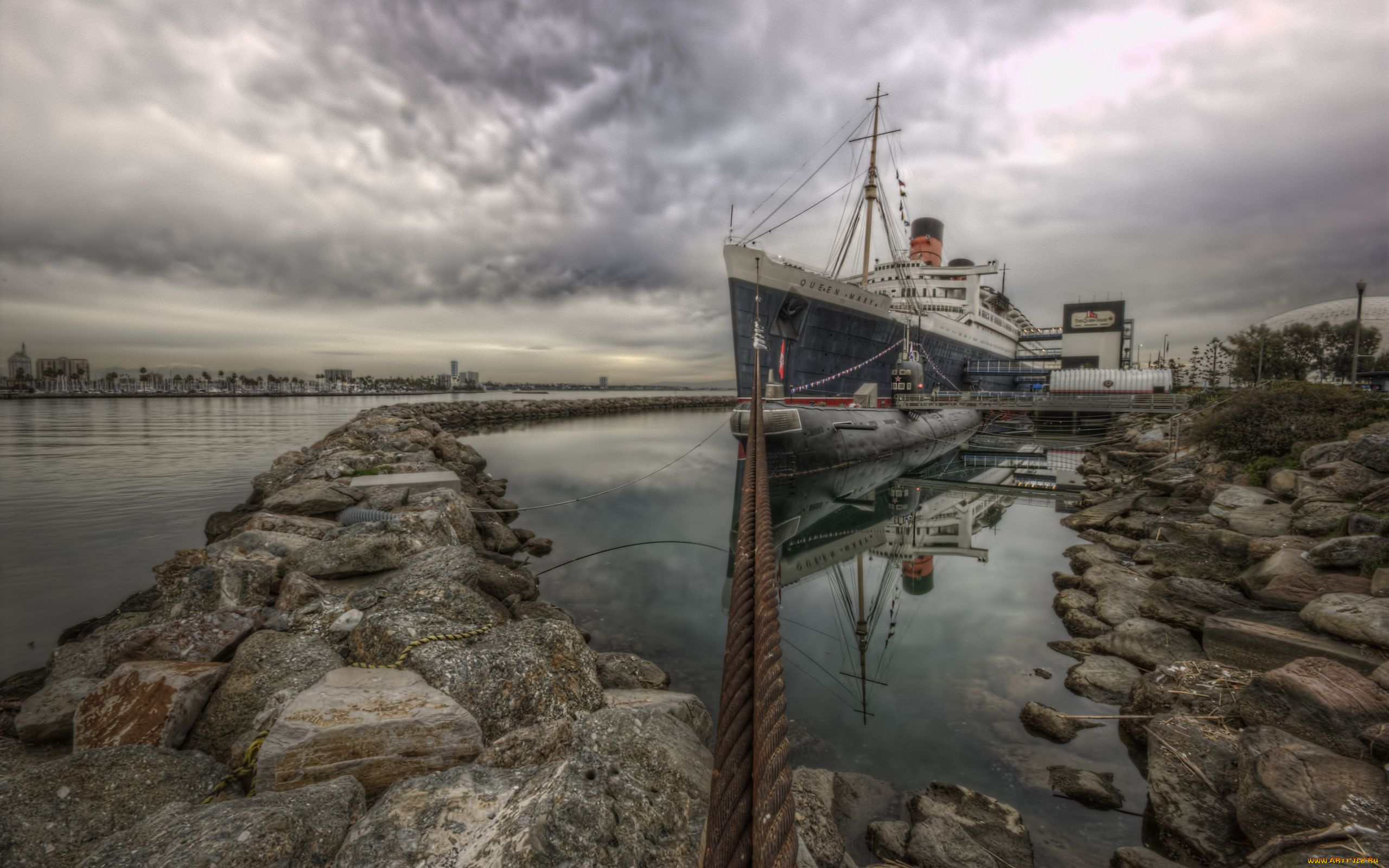 корабли, порты, причалы