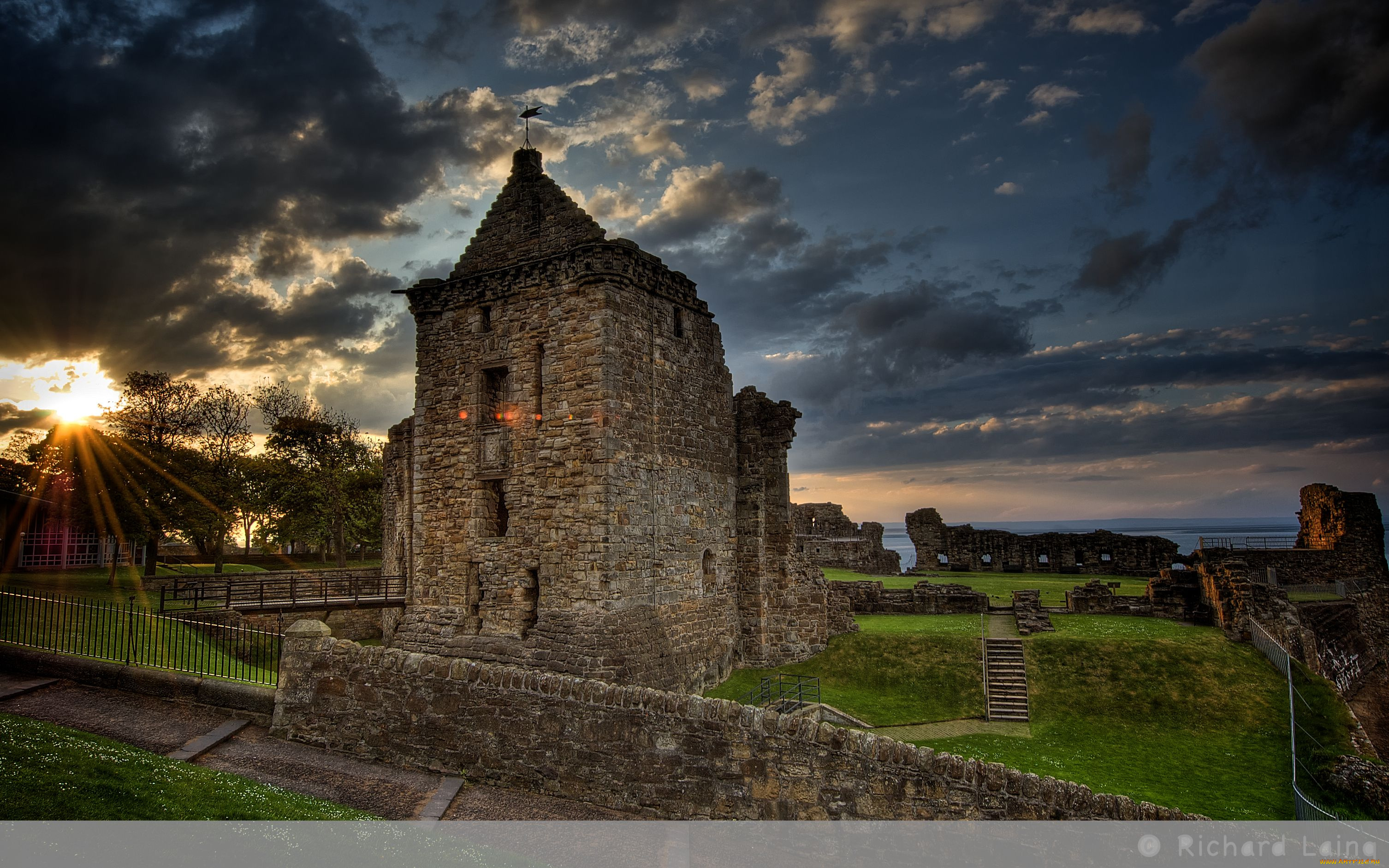 st, andrews, castle, города, дворцы, замки, крепости