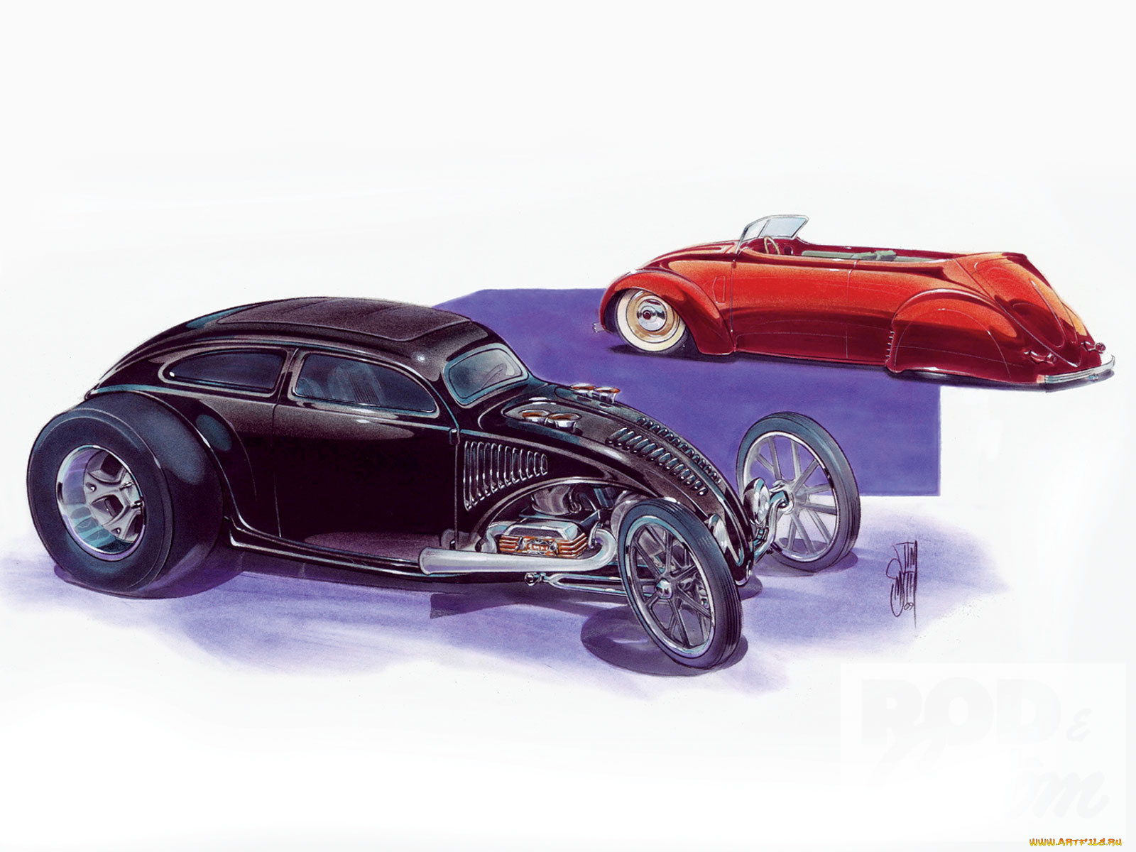 автомобили, рисованные, dream