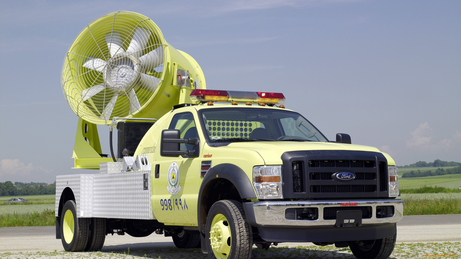 автомобили, ford, f-550, rosenbauer, mobile, ventilator, форд