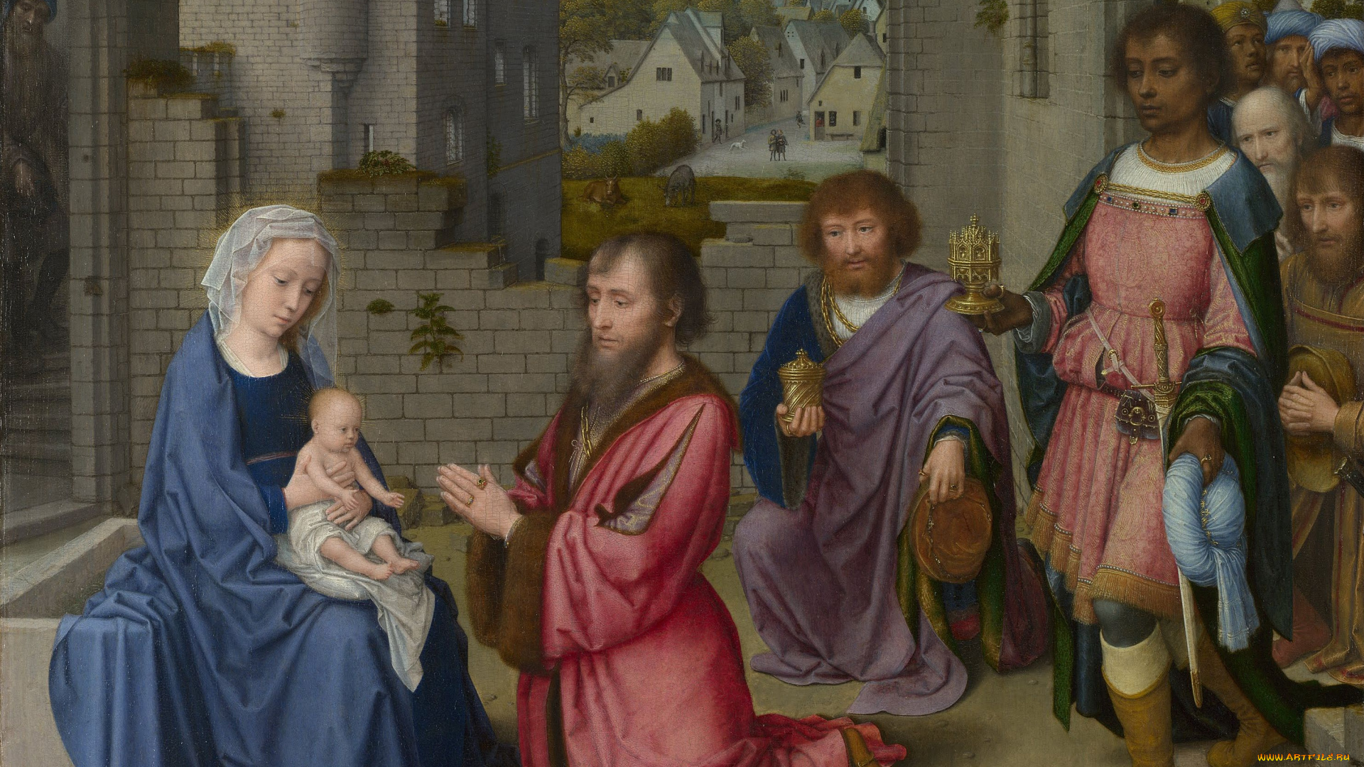 gerard, david, adoration, of, the, kings, рисованные