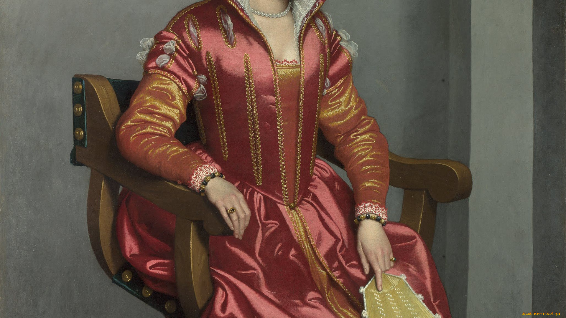 giovanni, battista, moroni, portrait, of, lady, perhaps, contessa, lucia, albani, avogadro, `la, dama, in, рисованные