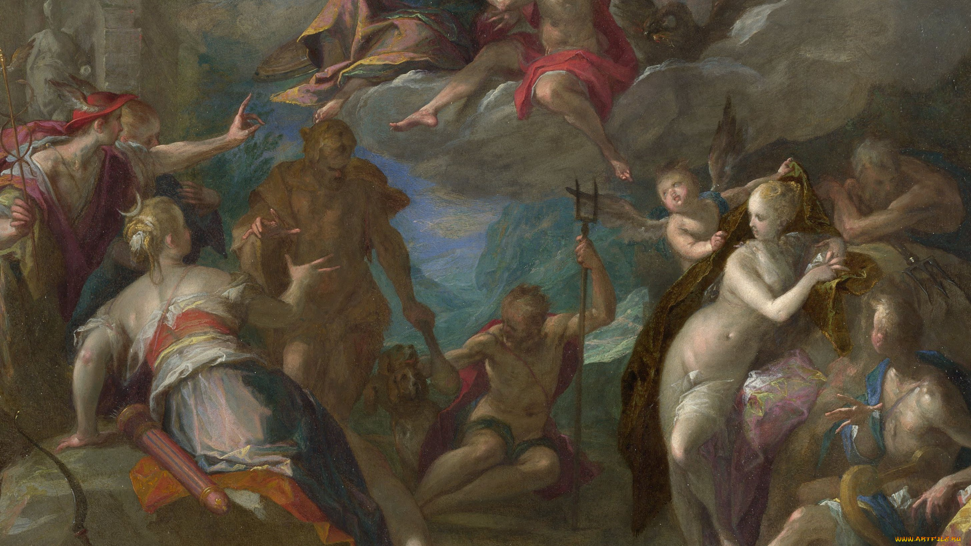 hans, von, aachen, the, amazement, of, gods, рисованные