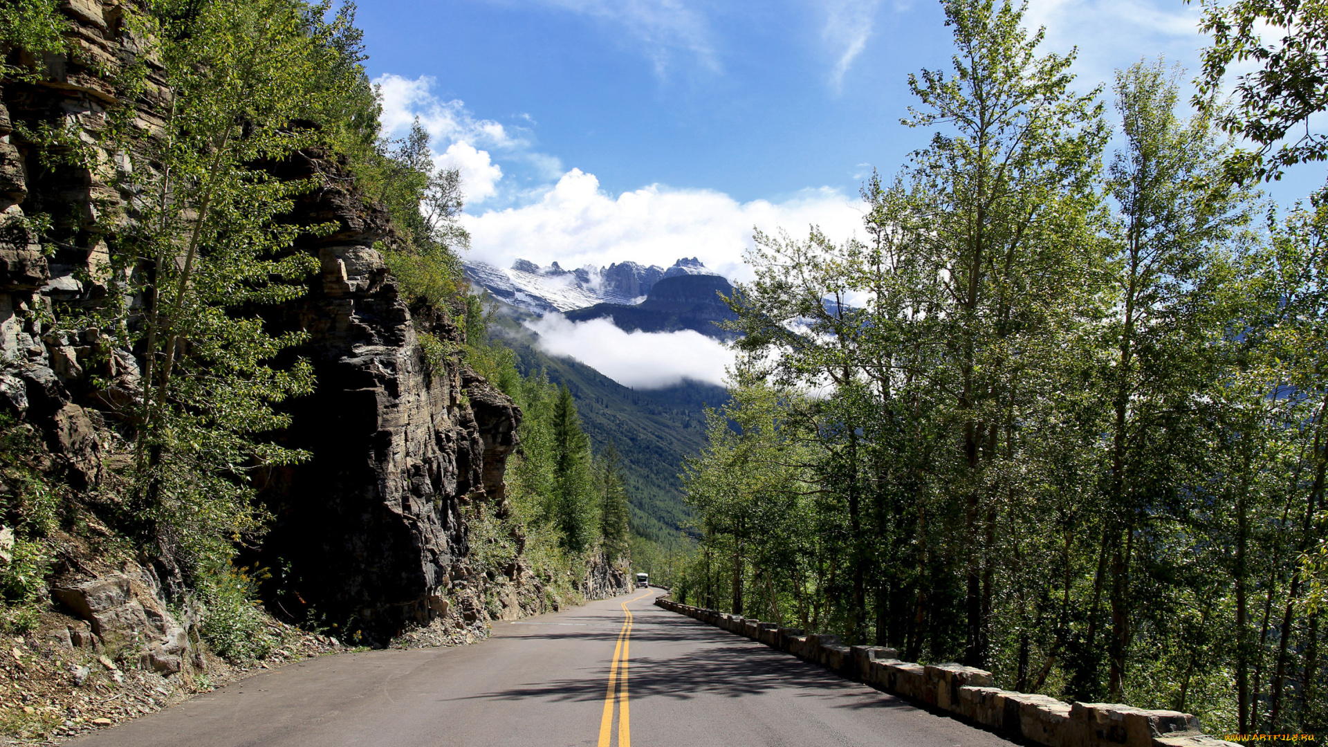 природа, дороги, дорога