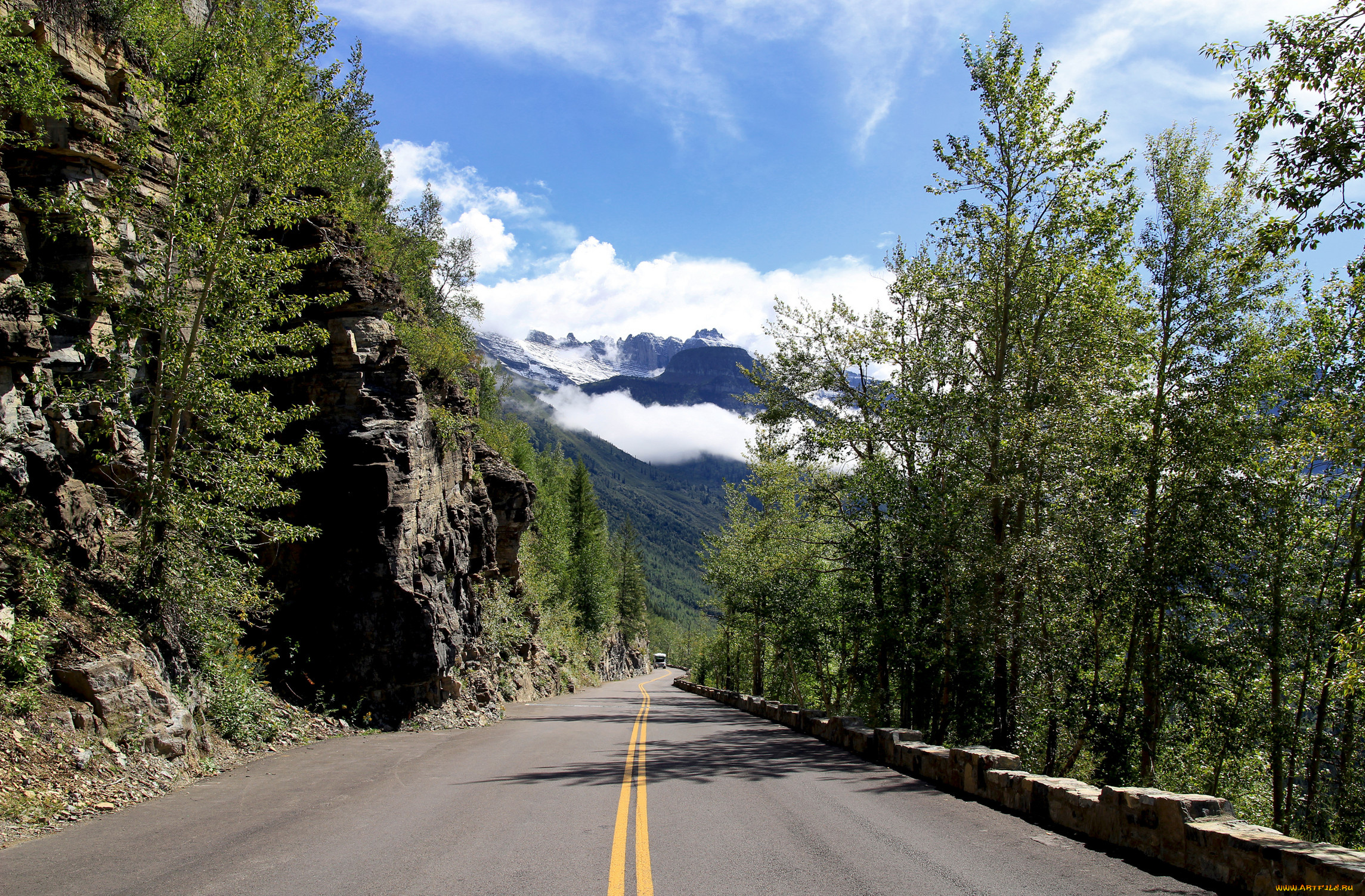 природа, дороги, дорога