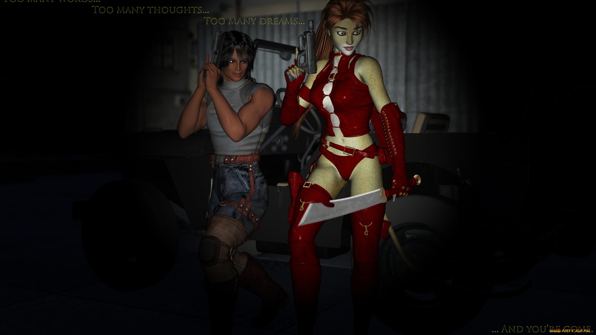 3д, графика, fantasy, , фантазия, девушки