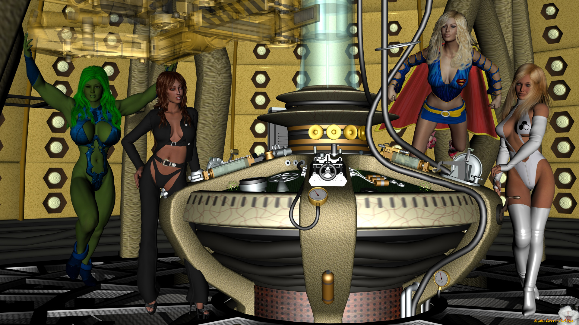 3д, графика, fantasy, , фантазия, девушки, существо