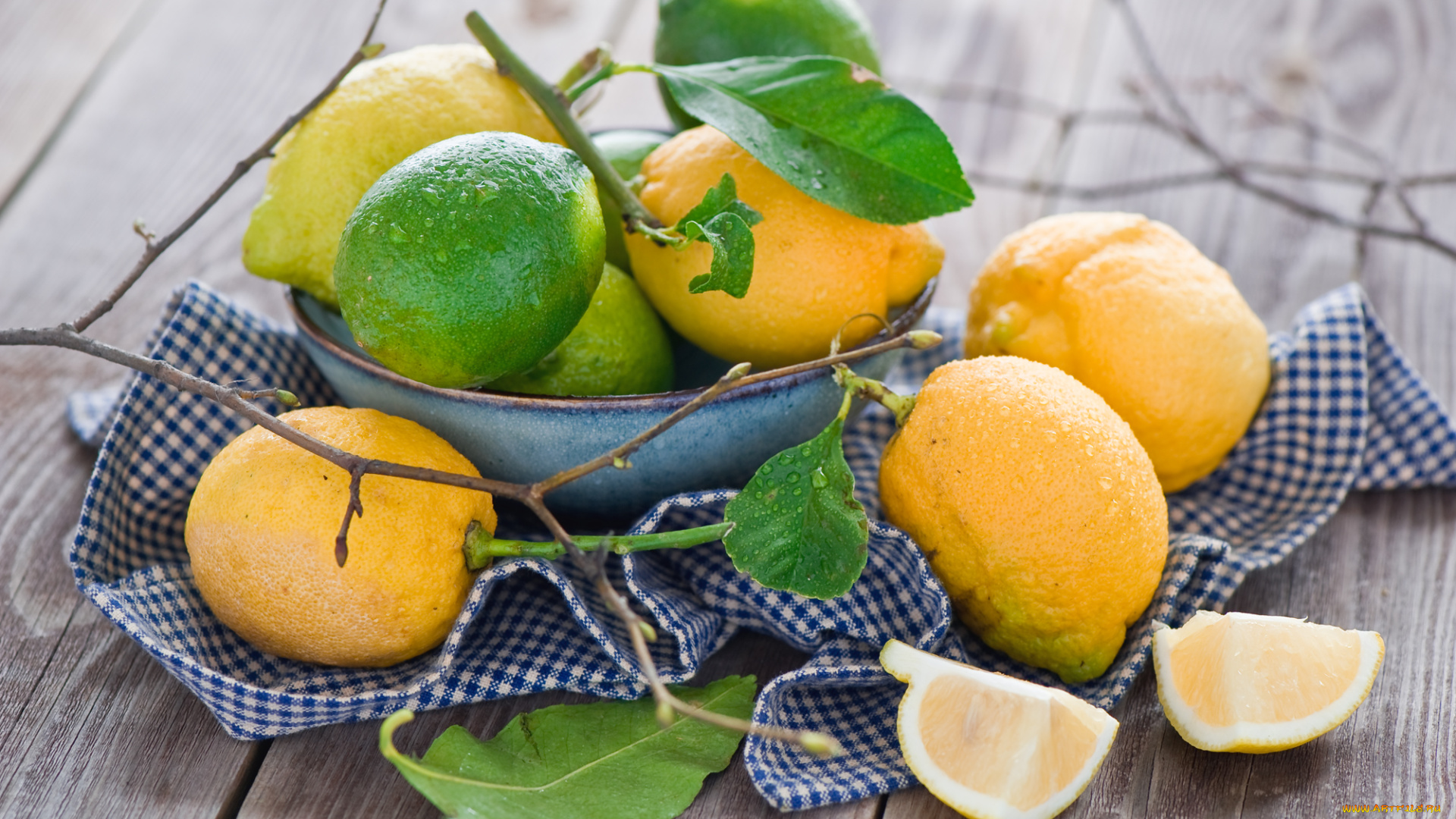 еда, цитрусы, лимоны