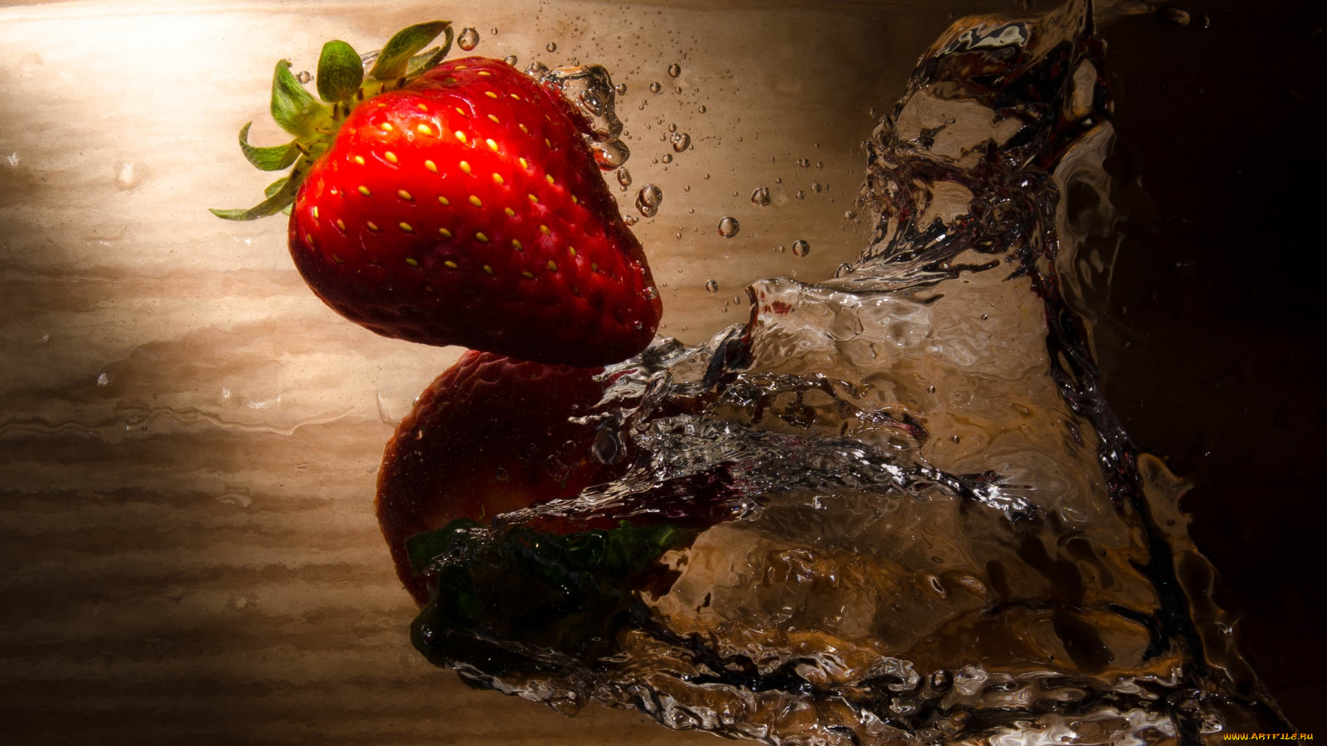 еда, клубника, , земляника