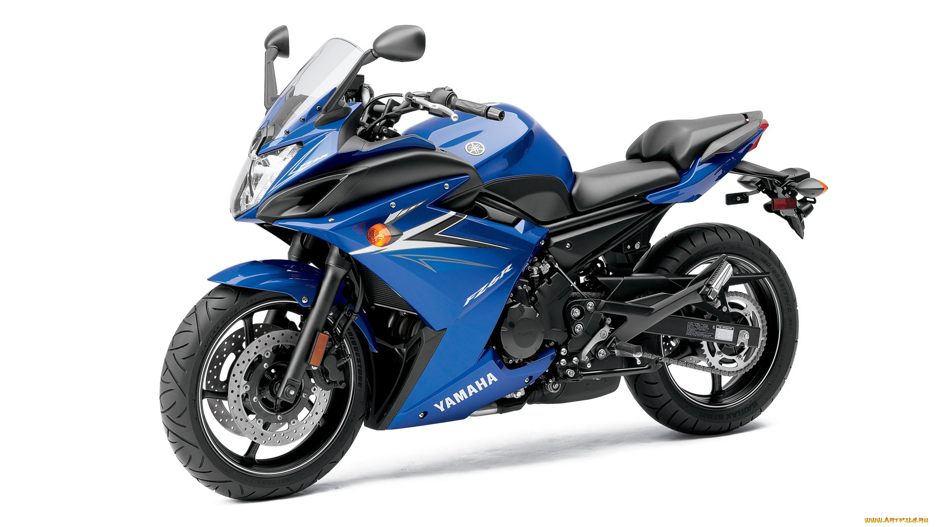 мотоциклы, yamaha, синий, 2010, fz6r