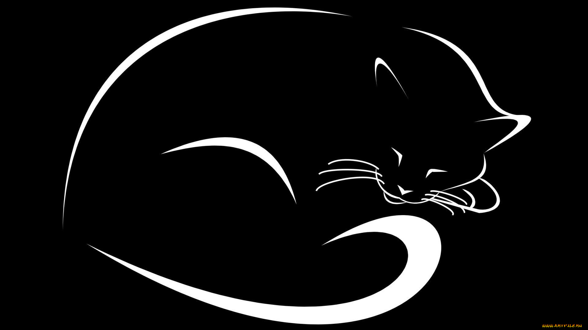 рисованные, минимализм, крым, ай-петри, снег