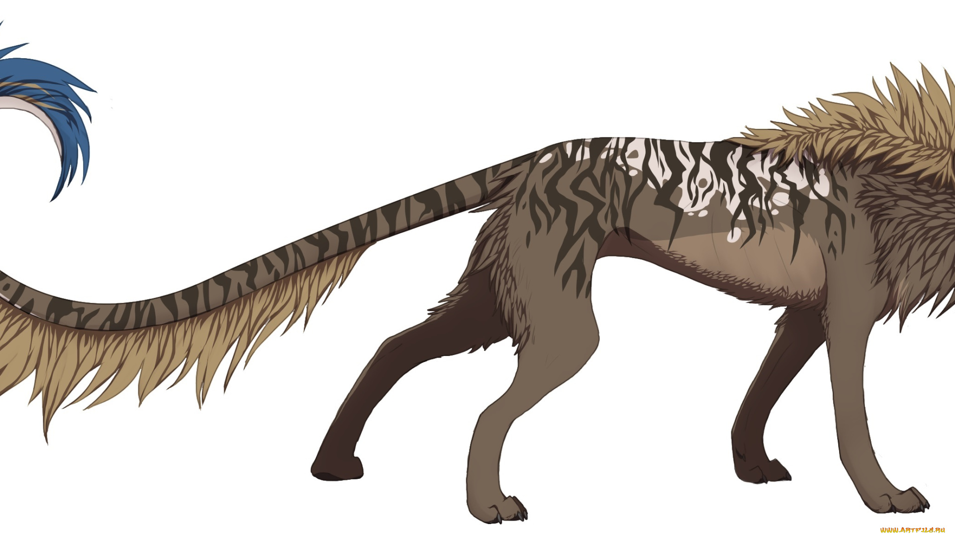 рисованные, животные, , сказочные, , мифические, собака