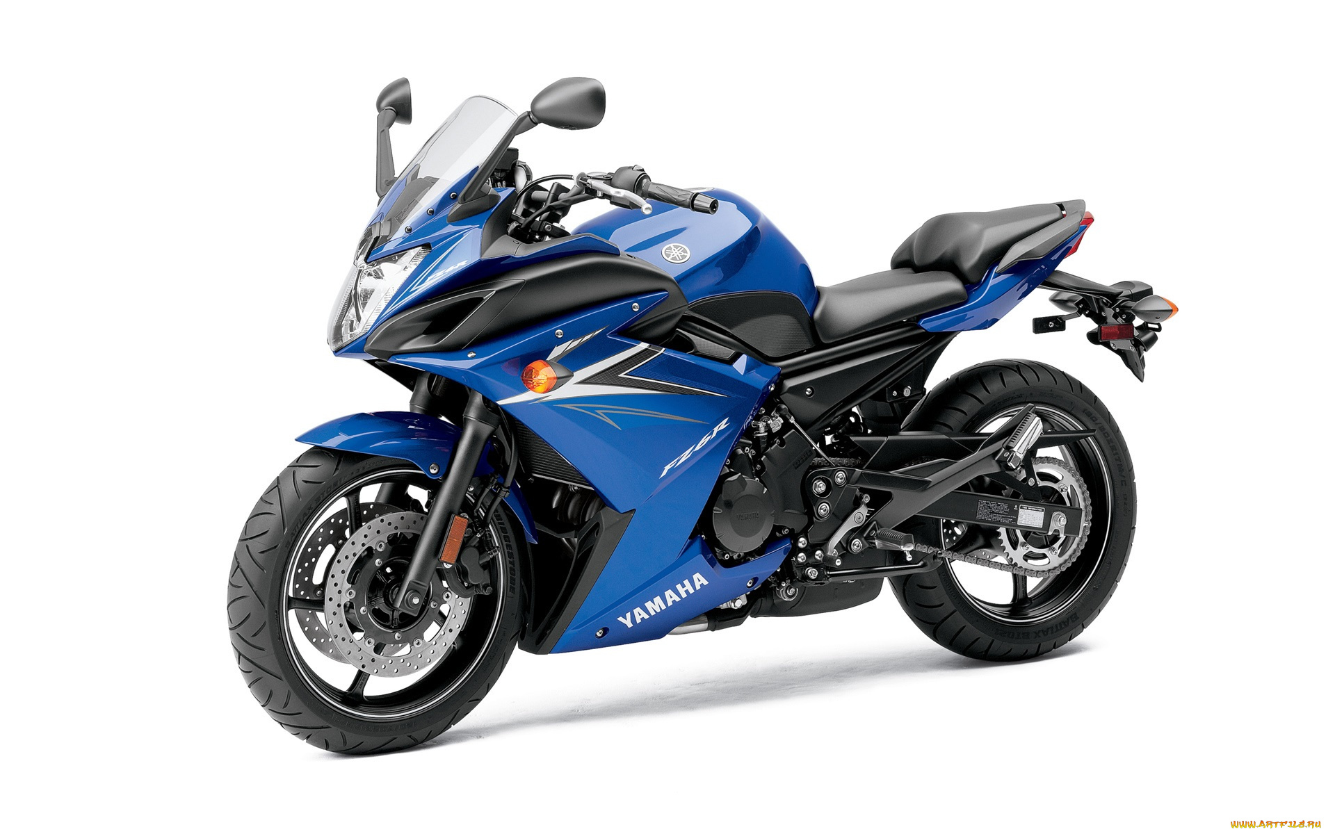 мотоциклы, yamaha, синий, 2010, fz6r
