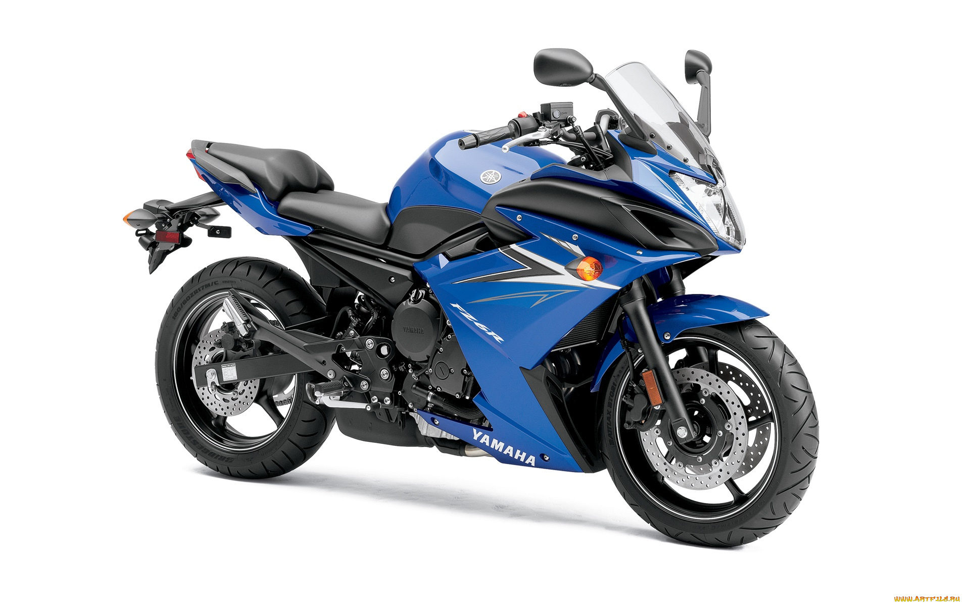 мотоциклы, yamaha, синий, 2010, fz6r