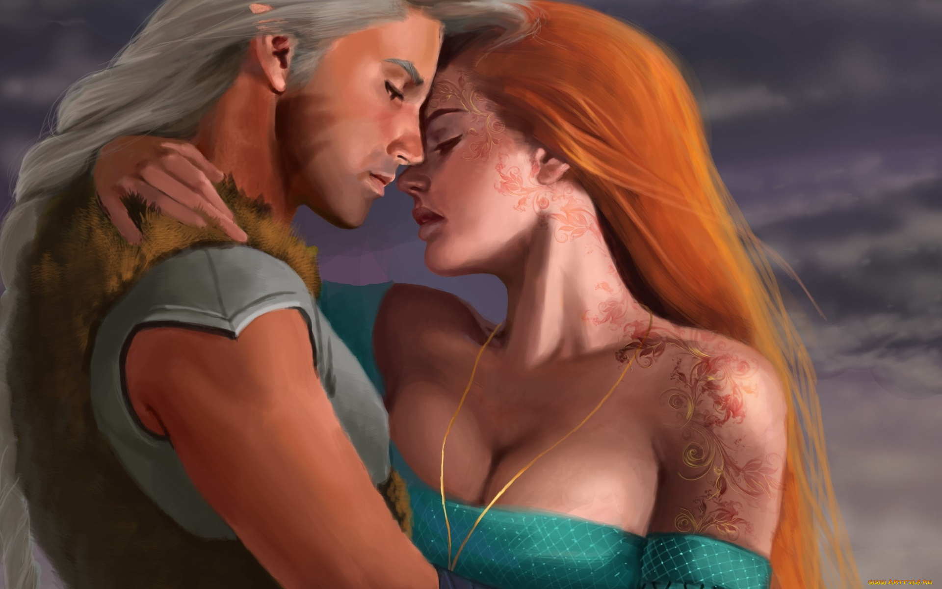 рисованные, люди, мужчина, женщина, рисунки