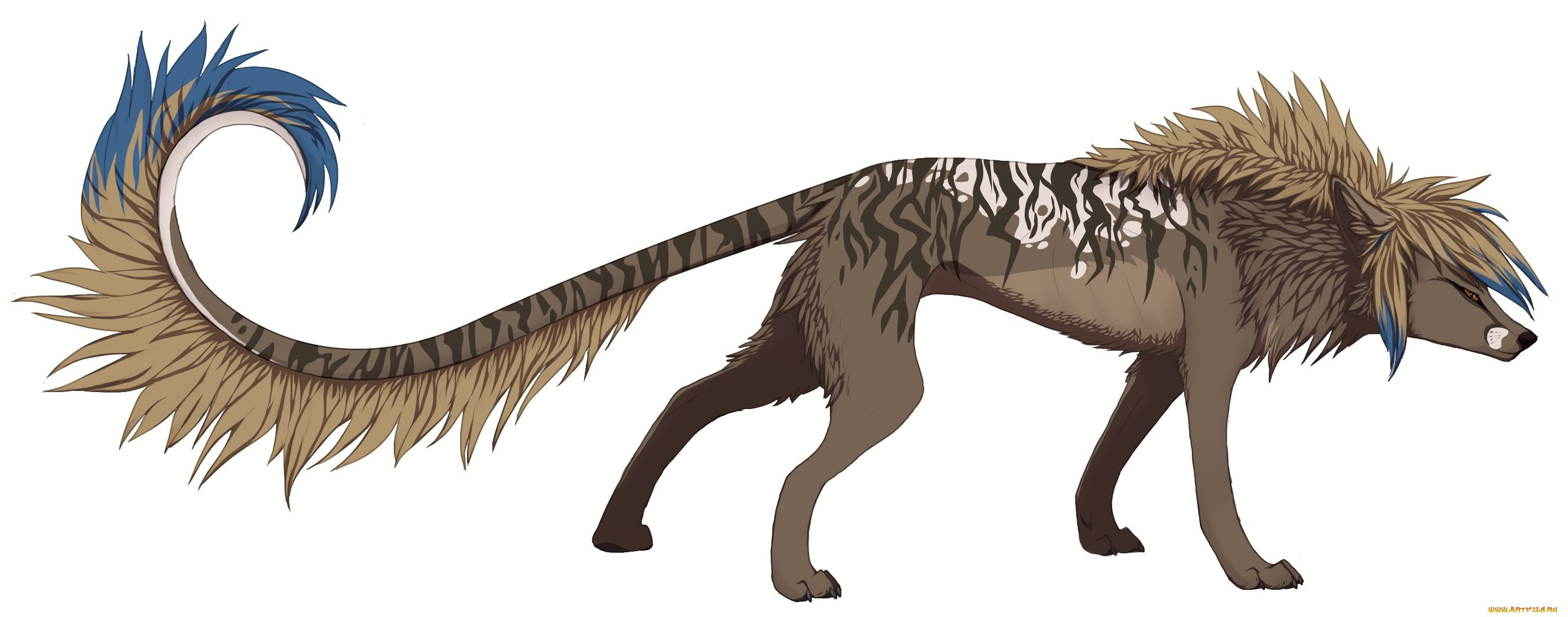 рисованные, животные, , сказочные, , мифические, собака