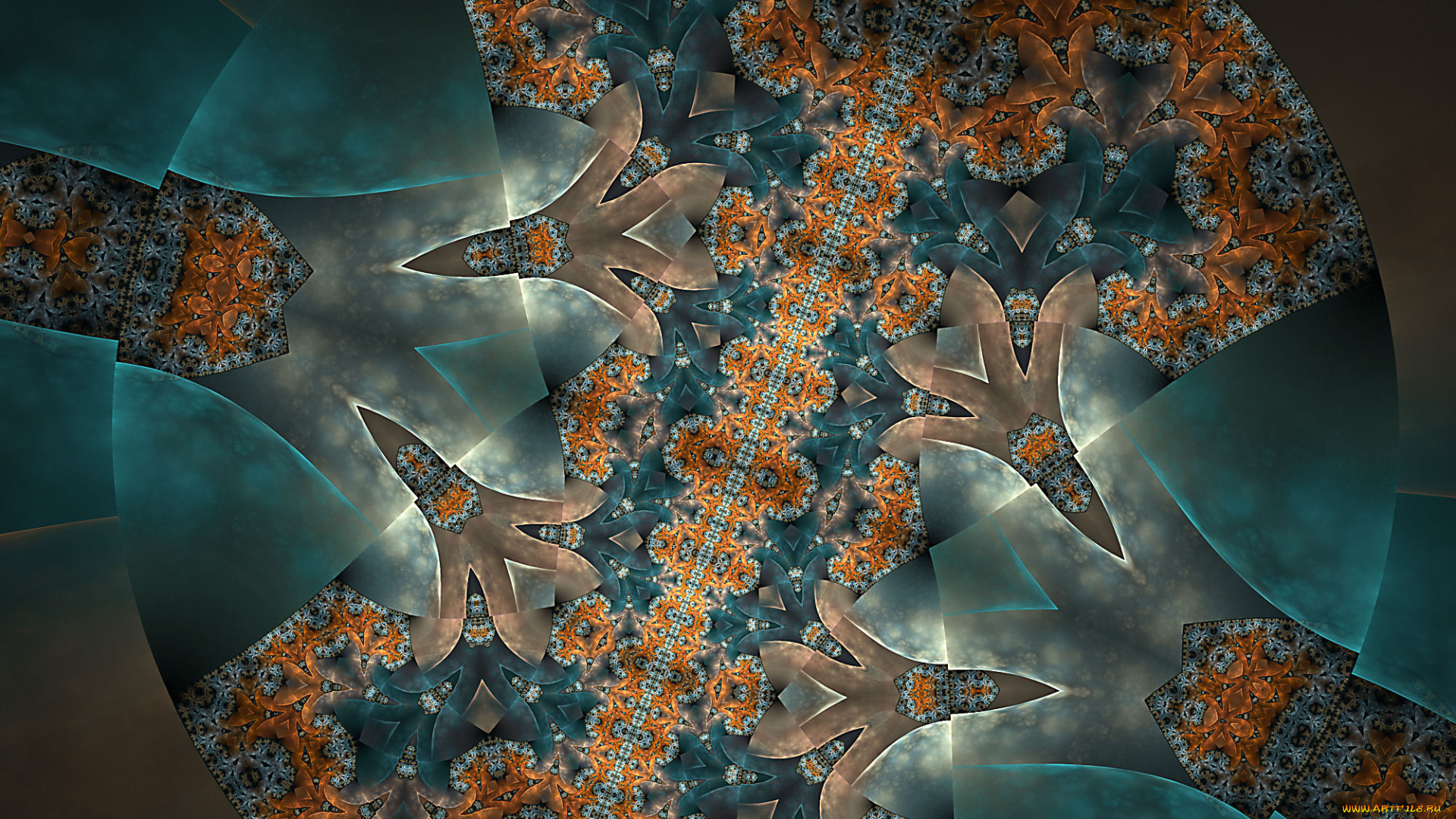 3д, графика, фракталы, , fractal, фон, узор, цвета