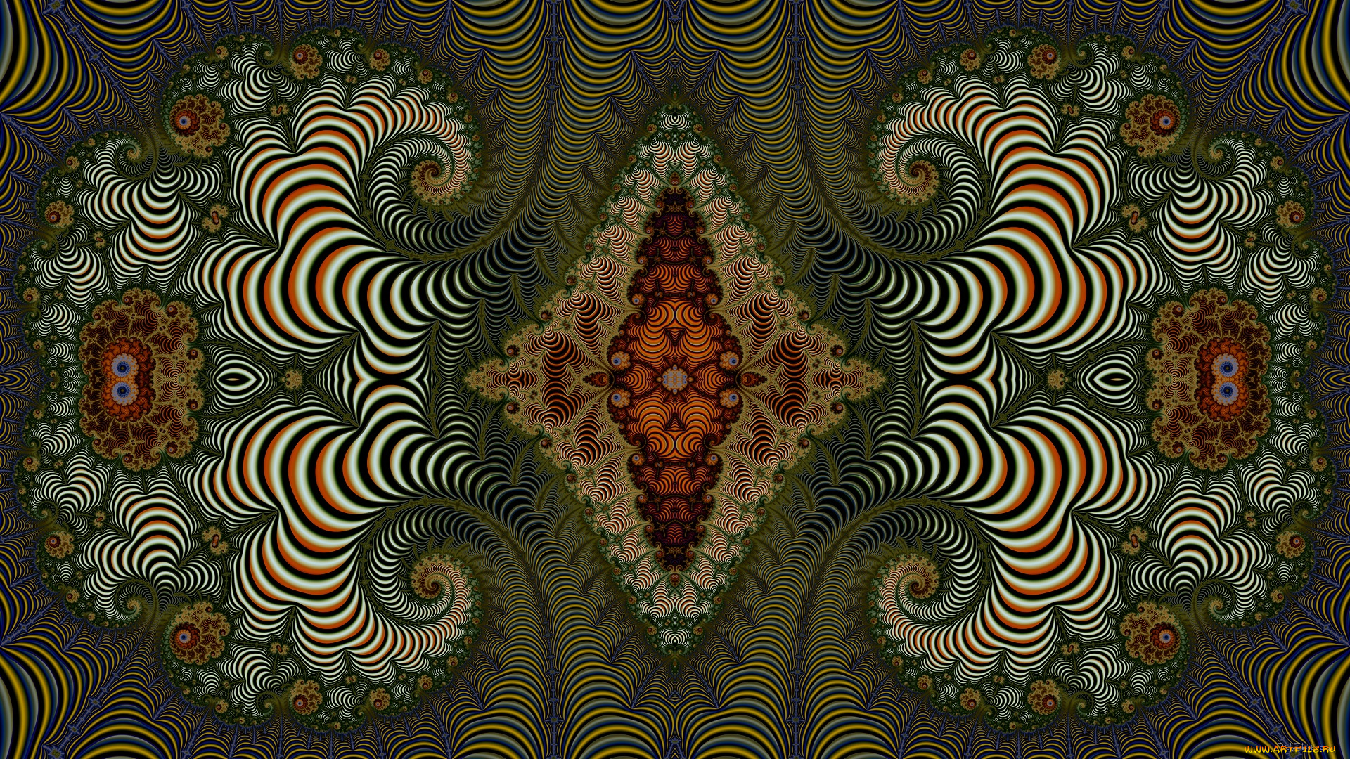 3д, графика, фракталы, , fractal, узор, фон, цвета
